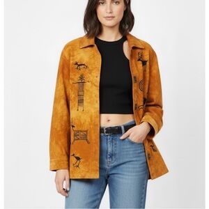 Boho Lagenlook Hippie Art to wear BFOFO Tribal  primitive pictograph sha…